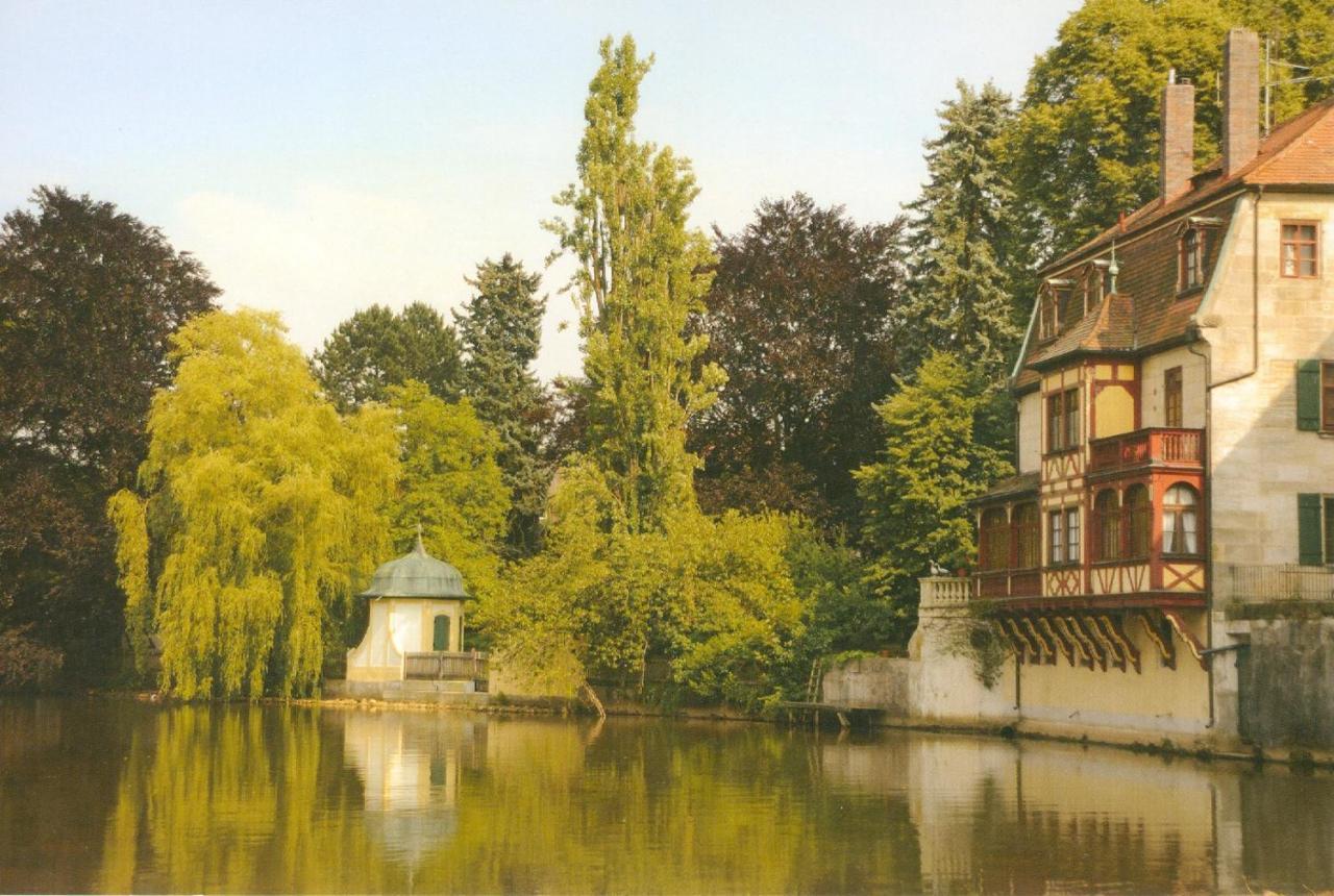 Ferienwohnung Villa Am Fluss Lauf an der Pegnitz Exterior foto
