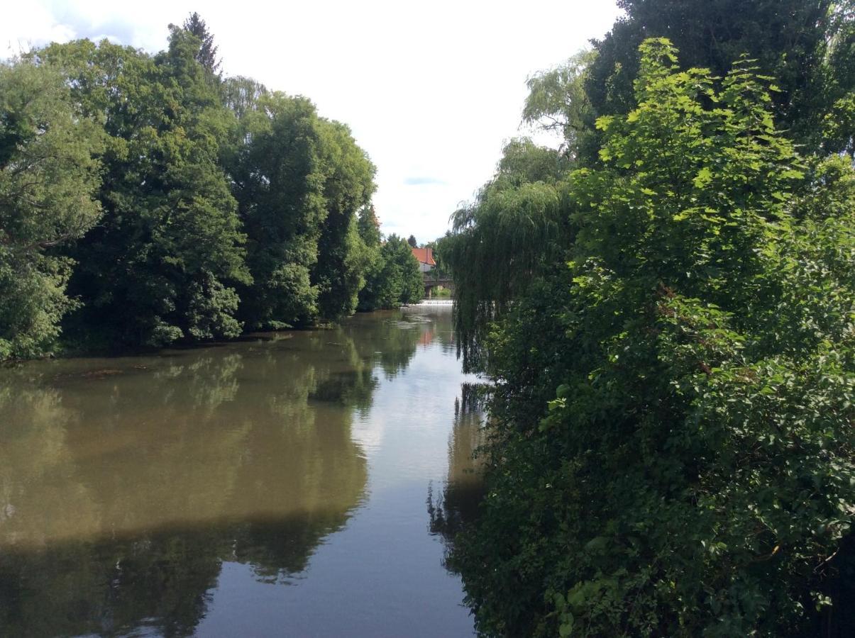 Ferienwohnung Villa Am Fluss Lauf an der Pegnitz Exterior foto