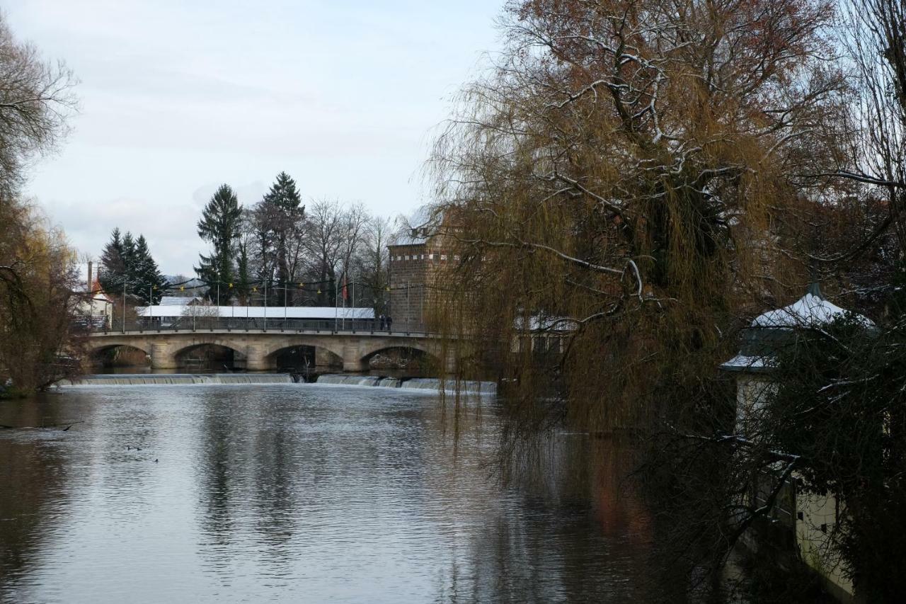 Ferienwohnung Villa Am Fluss Lauf an der Pegnitz Exterior foto