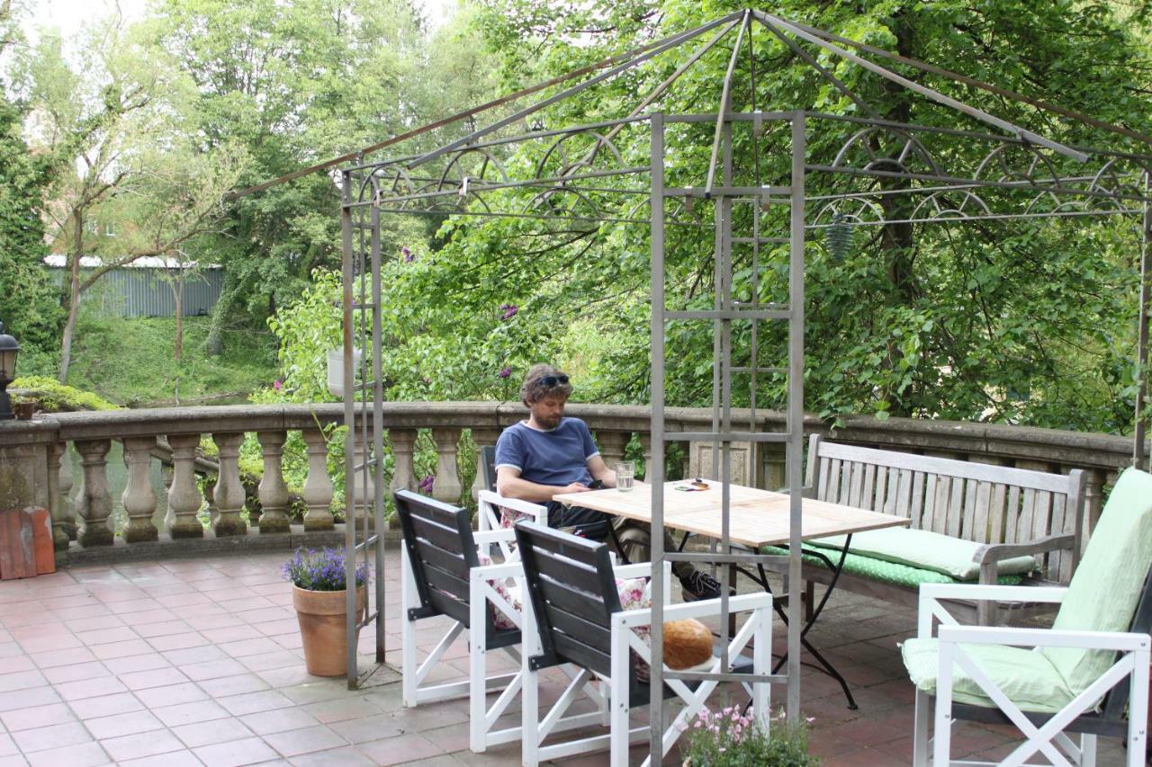 Ferienwohnung Villa Am Fluss Lauf an der Pegnitz Exterior foto